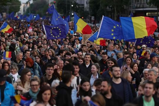Imagine de la mitingul pro-Europa din weekend / Sursă foto: Facebook