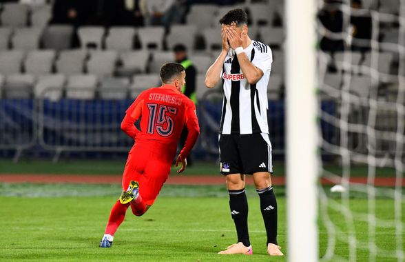 Titularul lui U Cluj și-a găsit o scuză: „De asta am jucat slab cu FCSB. Mi-am asumat”