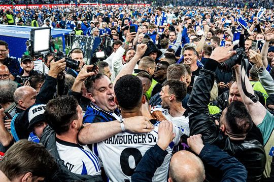 Fanii lui Hamburg au celebrat promovarea / Foto: Instagram