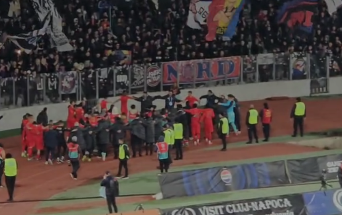 U Cluj - FCSB 0-2, ce s-a întâmplat la finalul partidei // 11.05.2025