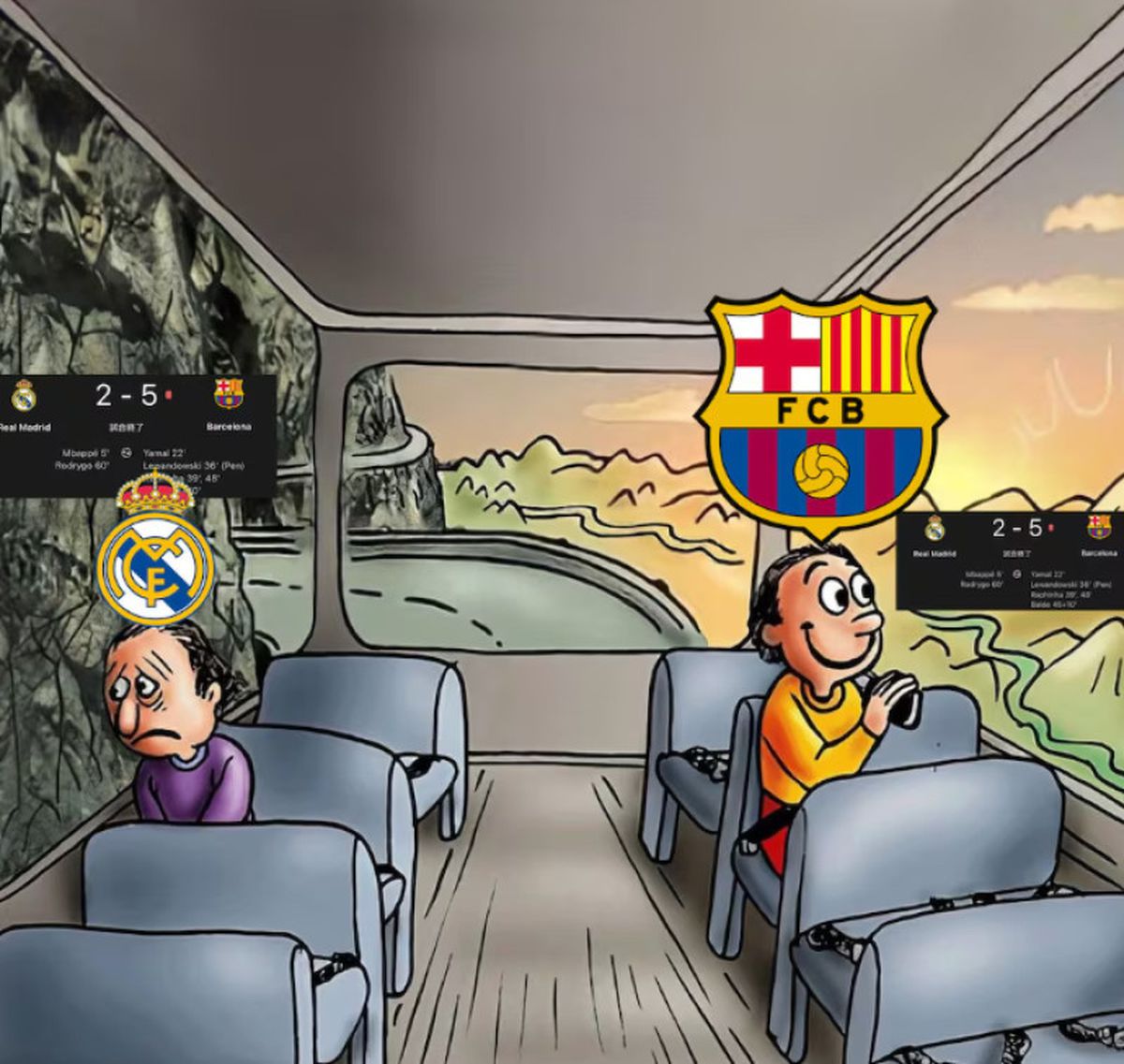 Cele mai tari meme-uri după Barcelona - Real Madrid » Cei doi madrileni distruși pe internet