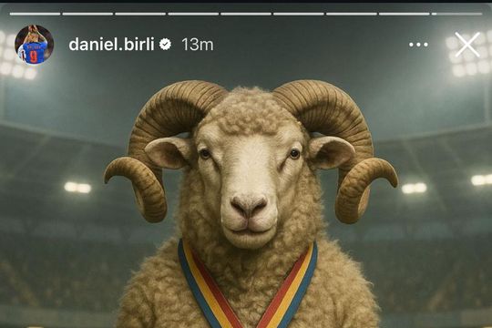 Ce a postat Daniel Bîrligea după ce FCSB a câștigat titlul / Foto. Instagram