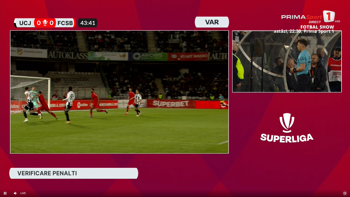 Duelul dintre Valentin Crețu și Blănuță, în U Cluj - FCSB