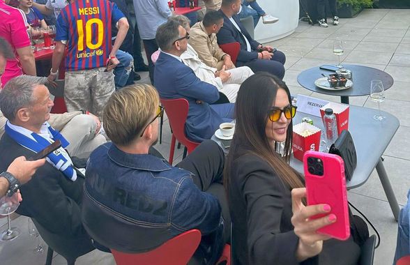 Legenda Guti a văzut Barcelona - Real Madrid la o terasă din București, împreună cu soția Romina Belluscio