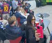 Legenda Guti a văzut Barcelona - Real Madrid la o terasă din București, împreună cu soția Romina Belluscio