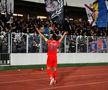 Roș-albaștrii au sărbătorit alături de fani victoria cu U Cluj / FOTO: Cristi Preda (GSP)