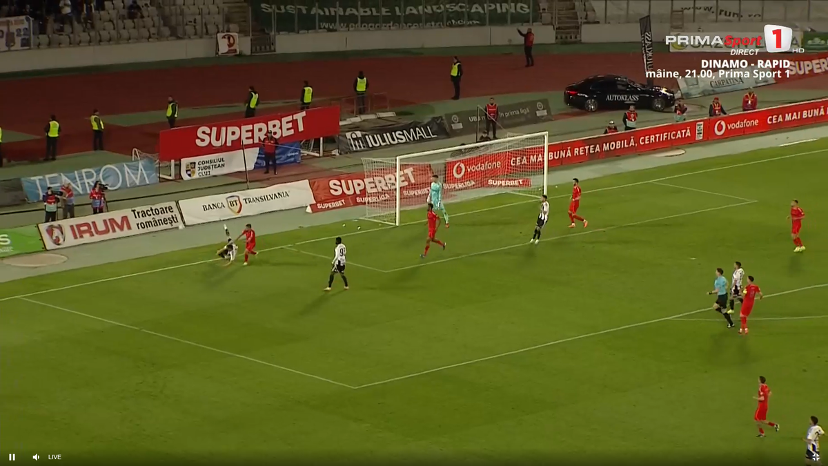 Duelul dintre Valentin Crețu și Blănuță, în U Cluj - FCSB