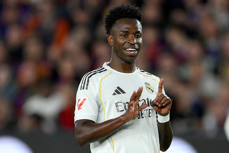 Vinicius, gest controversat în timpul El Clasico / foto: Getty Images