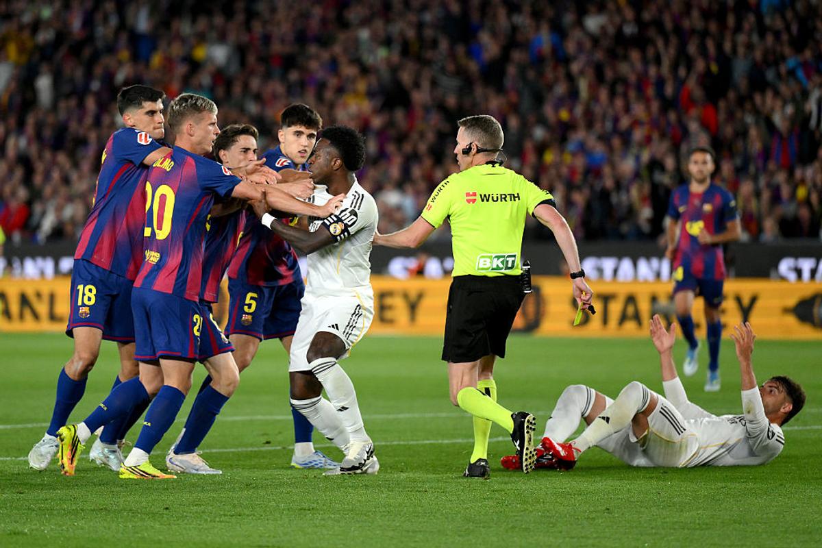 Vinicius, gest controversat în timpul El Clasico
