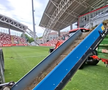 Se schimbă gazonul de pe „Arena Francisc Neuman” / foto: Facebook @Călin Bibarț