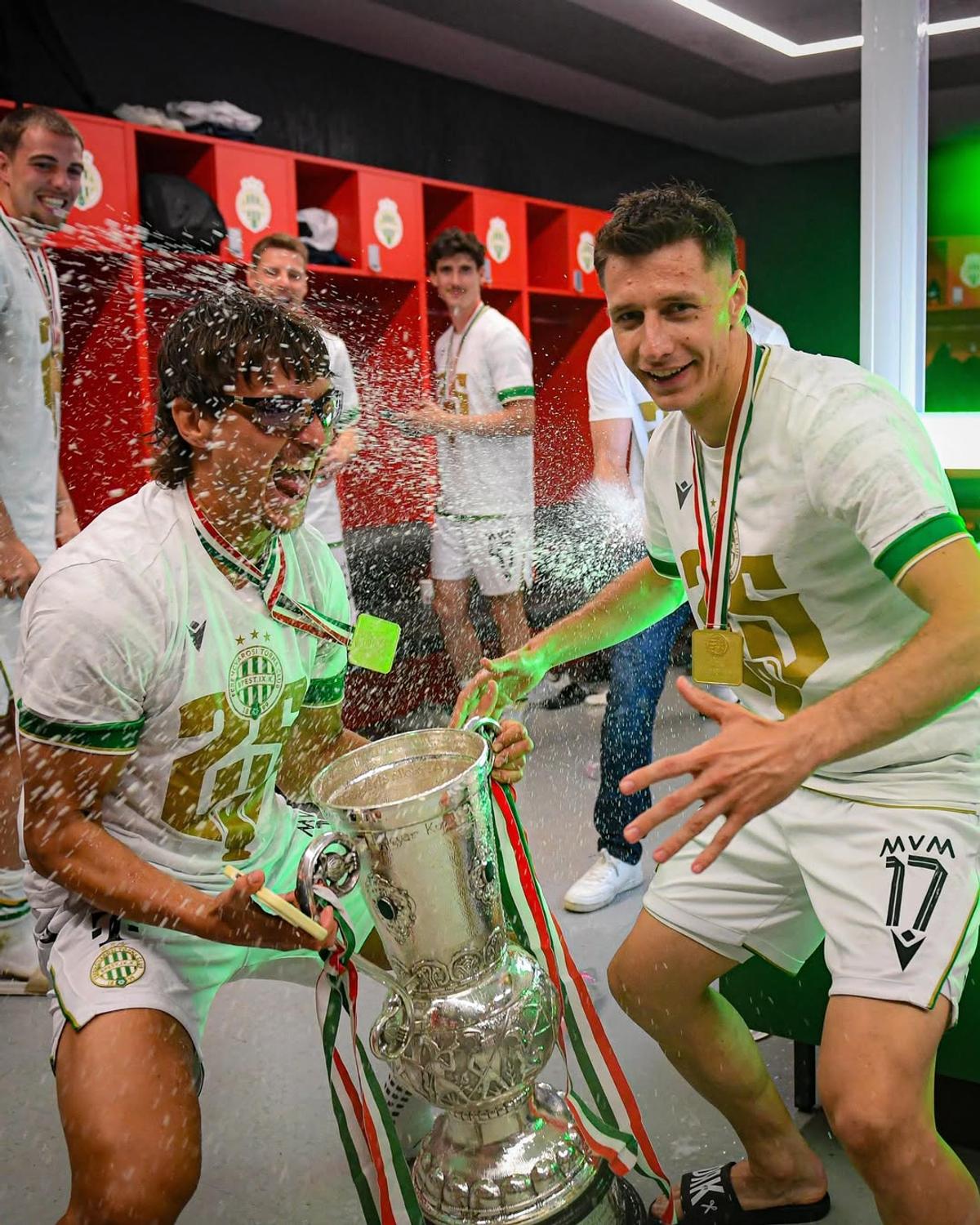 Marius Corbu, câștigător al Cupei Ungariei cu Ferencvaros