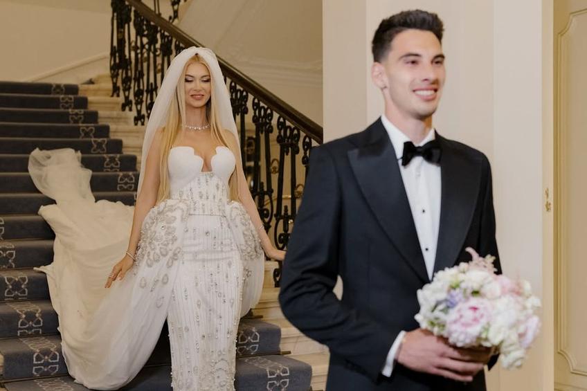 Andreea Bălan și Victor Cornea, imagini de la nuntă / foto: instagram @andreeabalanofficial