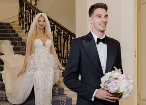 Andreea Bălan s-a căsătorit religios cu tenismenul Victor Cornea » Imagini de la nunta de pe malul Lacului Buftea