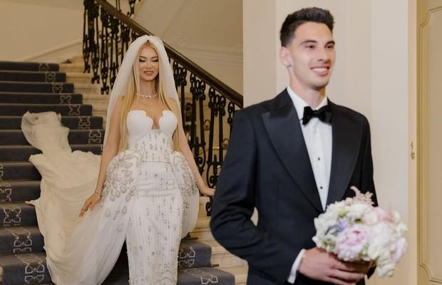 Andreea Bălan s-a căsătorit religios cu tenismenul Victor Cornea » Imagini de la nunta de pe malul Lacului Buftea