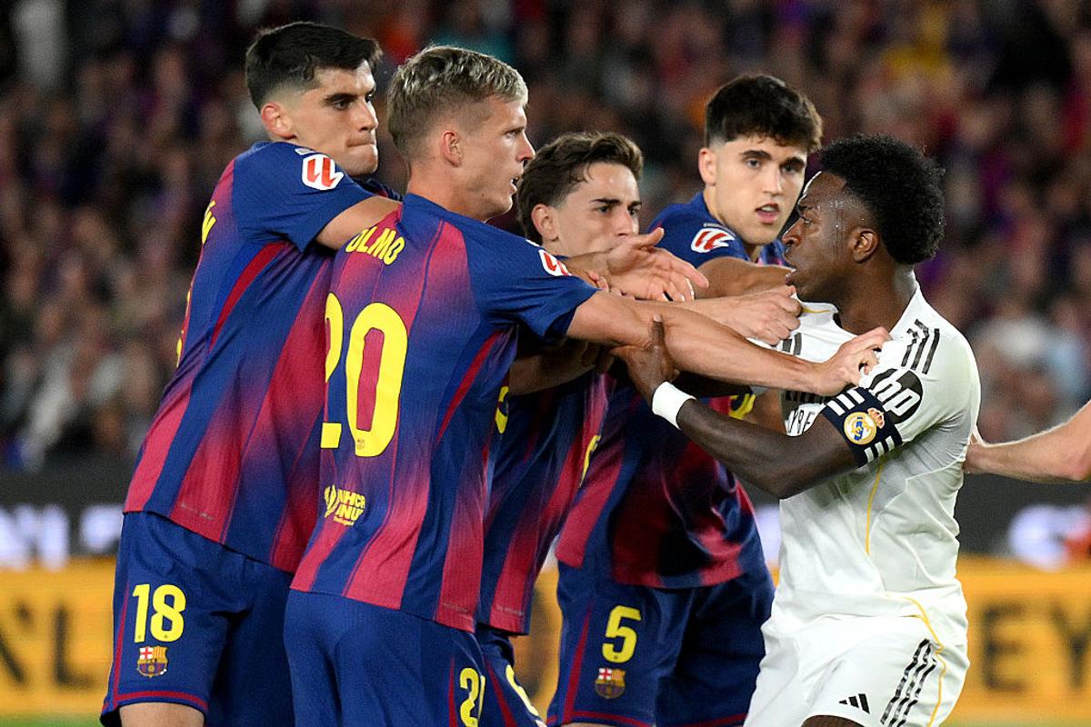 Vinicius, gest controversat în timpul El Clasico