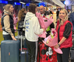Echipa României, noaptea trecută, pe aeroport