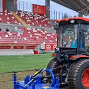 Se schimbă gazonul de pe „Arena Francisc Neuman” / foto: Facebook @Călin Bibarț