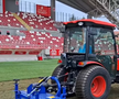 Se schimbă gazonul de pe „Arena Francisc Neuman” / foto: Facebook @Călin Bibarț