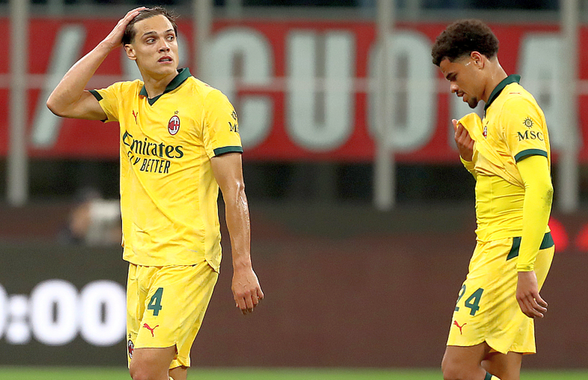 Coșmar rossonero: Milan pierde acasă meciul cu 5 goluri! De la titlu, în mare pericol să rateze Liga Campionilor