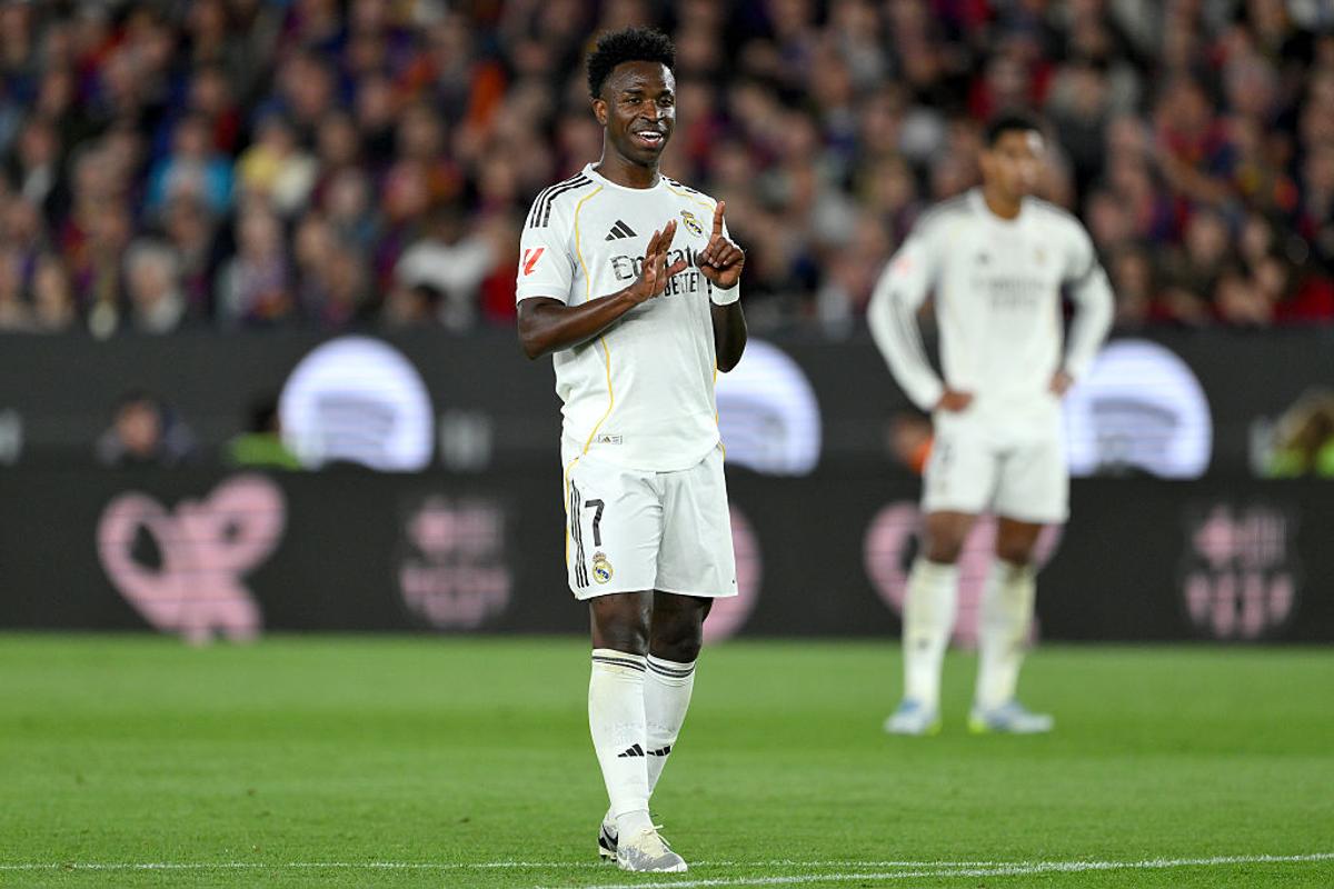 Vinicius, gest controversat în timpul El Clasico