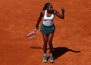 Coco Gauff, calificare cu emoții în „sferturi” la Roma” » Americanca a salvat o minge de meci