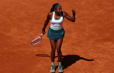 Coco Gauff, calificare cu emoții în „sferturi” la Roma” » Americanca a salvat o minge de meci