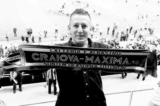 Costin Mărculescu a murit cu câteva zile înainte să împlinească vârsta de 51 de ani // Sursă foto: Facebook @CS Universitatea Craiova