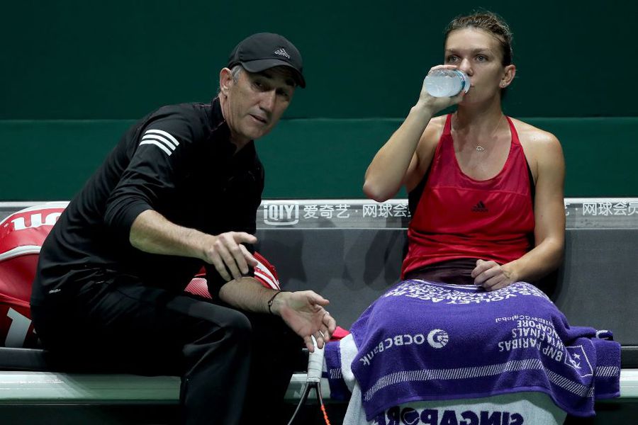 Darren Cahill o cunoaște foarte bine pe Simona și îi anticipează reacțiile Foto Guliver/GettyImages Darren Cahill o cunoaște foarte bine pe Simona și îi anticipează reacțiile Foto Guliver/GettyImages