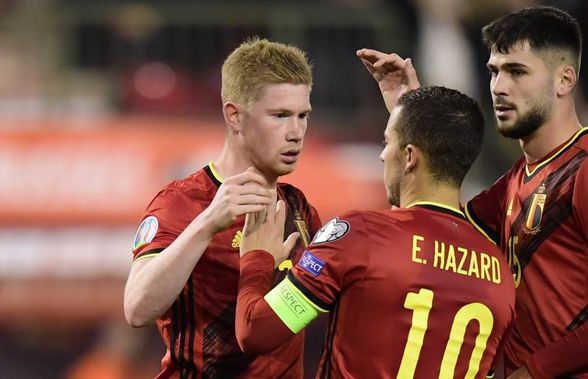 Belgienii au probleme! De Bruyne și Hazard pot rata meciul de debut la Euro 2020