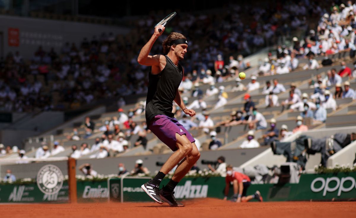 Stefanos Tsitsipas - Alexander Zverev / Roland Garros 2021 / semifinale