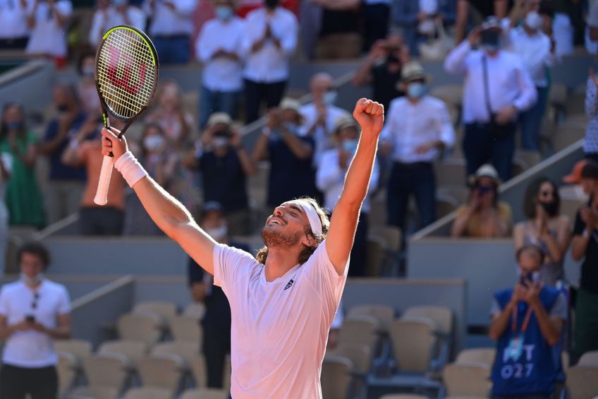 Stefanos Tsitsipas (22 de ani, 5 ATP) este primul finalist de la Roland Garros 2021