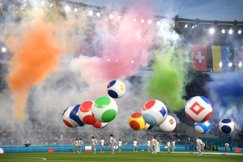 Ceremonia de deschidere pentru Euro 2020 a avut loc pe Stadio Olimpico din Roma, înaintea meciului Turcia - Italia.