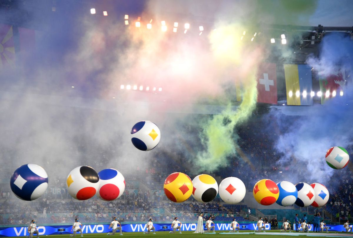 Spectacol de culoare pe Stadio Olimpico » Festivitatea de deschidere a Euro 2020 i-a lăsat mască pe fani