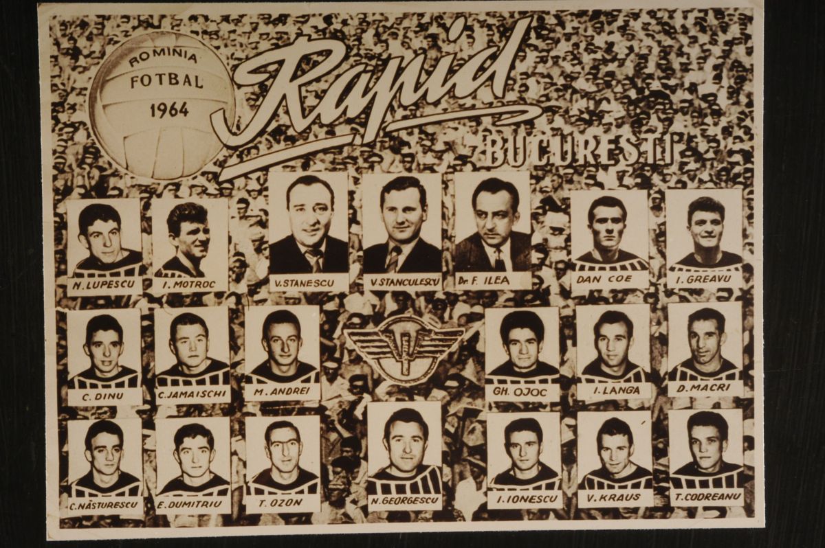55 de ani de la primul titlu al Rapidului