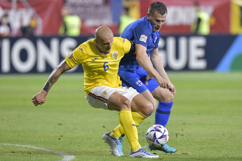 România - Finlanda 1-0 » „Tricolorii” au câștigat primele puncte din Liga Națiunilor după un meci în care au avut 38% procentaj de posesie.