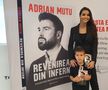 Sandra Mutu, alături de fiul Thiago, la lansarea cărții lui Adrian Mutu