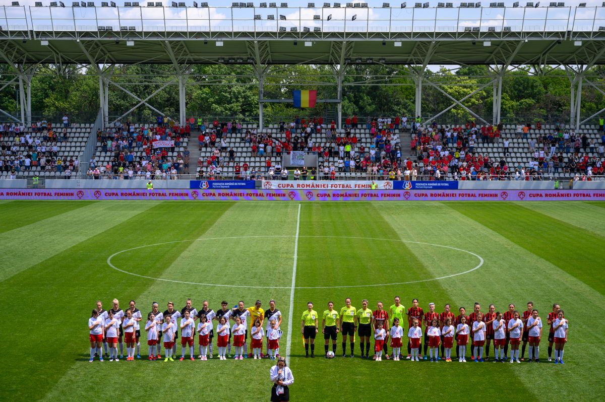 Carmen București – U Cluj, în finala Cupei României la fotbal feminin