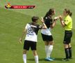 Carmen București – U Cluj, în finala Cupei României la fotbal feminin (foto: FRF TV)