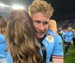 Kevin de Bruyne a sărbătorit alături de soția sa, Michele Lacroix (foto: Instagram)