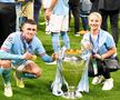 Erling Haaland și iubita sa, după câștigarea Champions League/ foto: Imago Images