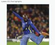 Imagini cu Lukaku din finala UEFA Champions League