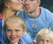 Kevin de Bruyne a sărbătorit alături de copiii și soția sa, Michele Lacroix (foto: Instagram)