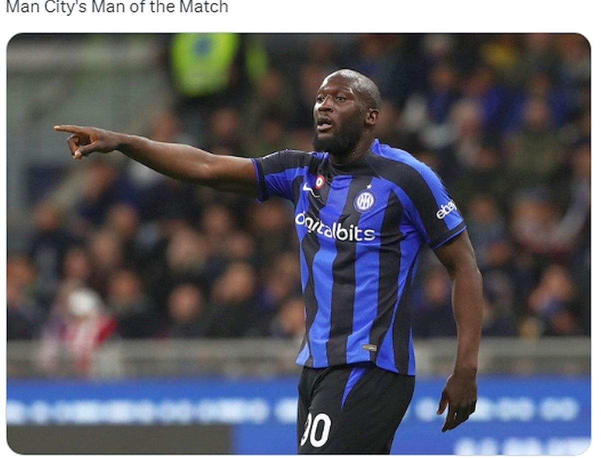 Cele mai tari meme-uri după Manchester City - Inter » Lukaku și De Bruyne, ținta ironiilor