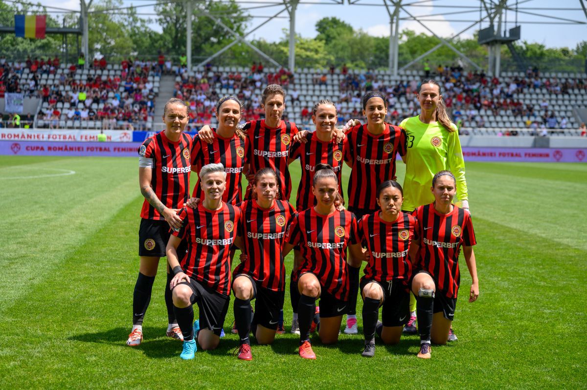 Faza controversată în finala Cupei României la fotbal feminin » Proteste după un gol anulat