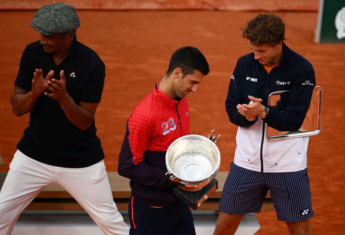 Novak Djokovic, mesaj-manifest pe podiumul de la Roland Garros: „Nu renunțați la visul vostru!” + a glumit cu Ruud: „Să îi bați pe toți, mai puțin pe mine!”