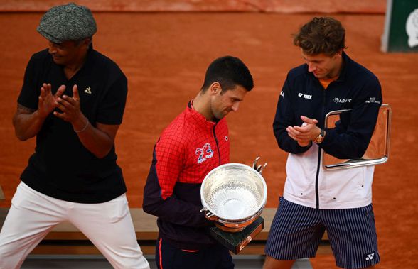 Novak Djokovic, mesaj-manifest pe podiumul de la Roland Garros: „Nu renunțați la visul vostru!” + a glumit cu Ruud: „Să îi bați pe toți, mai puțin pe mine!”