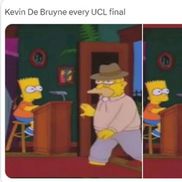 Kevin de Bruyne în fiecare finala UEFA Champions League