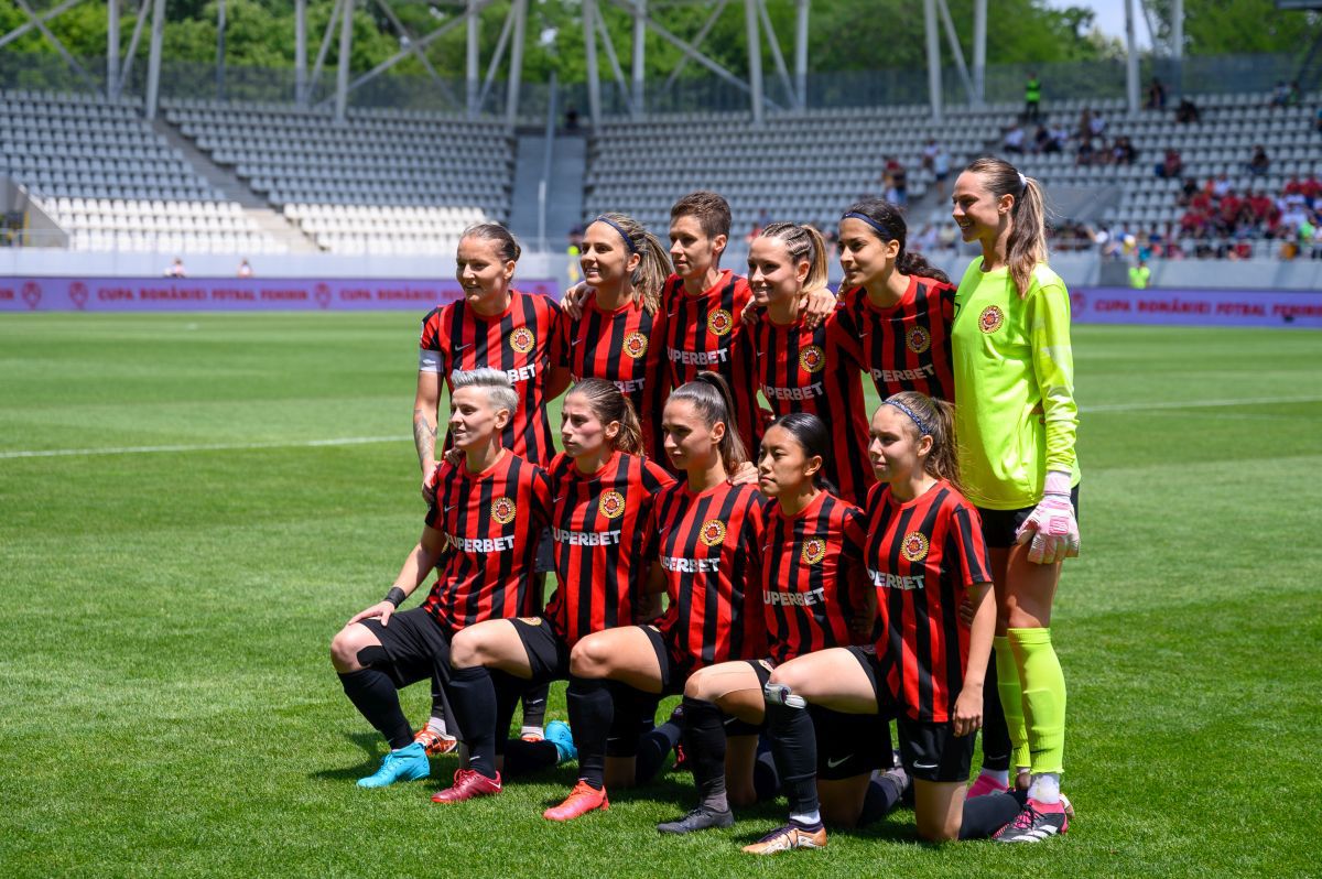 Faza controversată în finala Cupei României la fotbal feminin » Proteste după un gol anulat