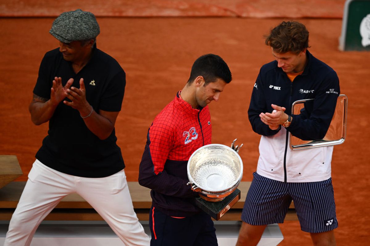 Novak Djokovic, mesaj-manifest pe podiumul de la Roland Garros: „Nu renunțați la visul vostru!” + a glumit cu Ruud: „Să îi bați pe toți, mai puțin pe mine!”