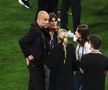 Pep Guardiola alături de familie: soția Cristina, fiicele Maria și Valentina și fiul, Marius (foto: Guliver/Getty Images)